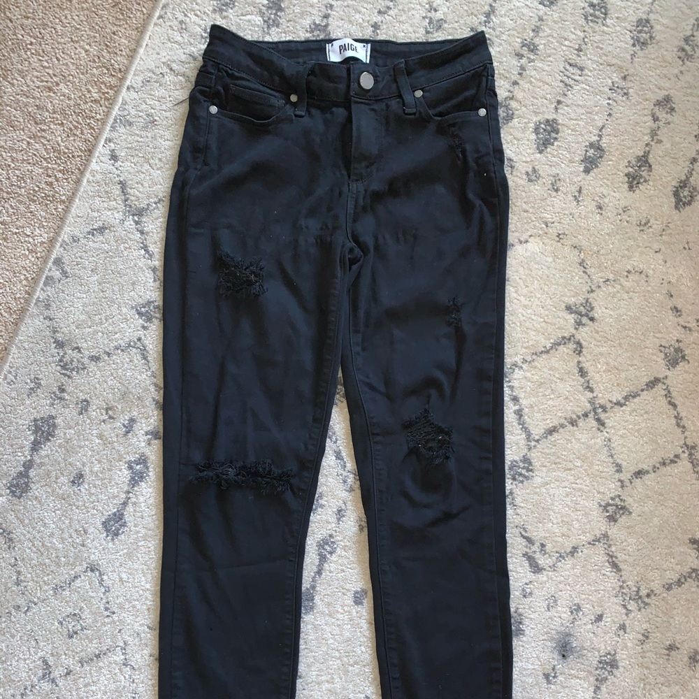 Paige jeans black size 27